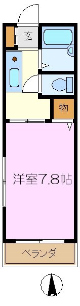 横浜市金沢区柴町のマンションの間取り