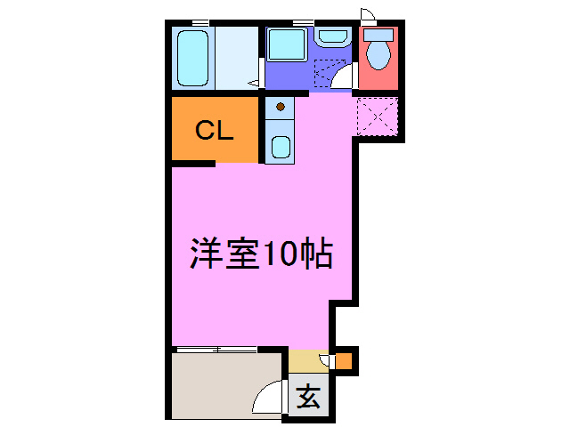 宍粟市山崎町庄能のアパートの間取り