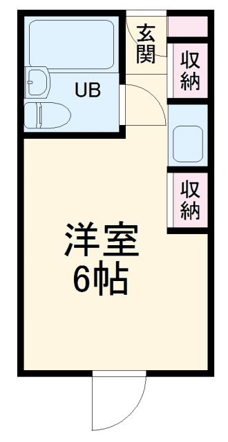 東カン名古屋キャステールの間取り