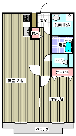 グリーンマンションの間取り