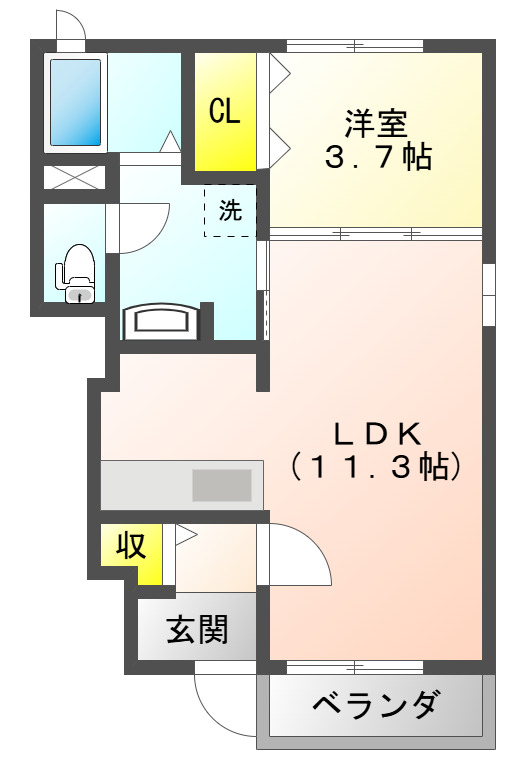 ファールラートIIの間取り