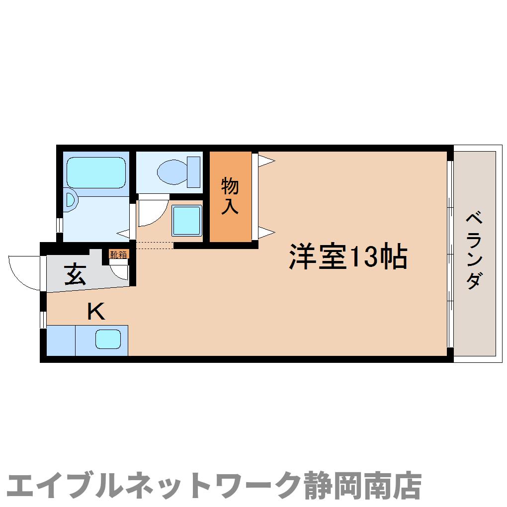 焼津市焼津のマンションの間取り