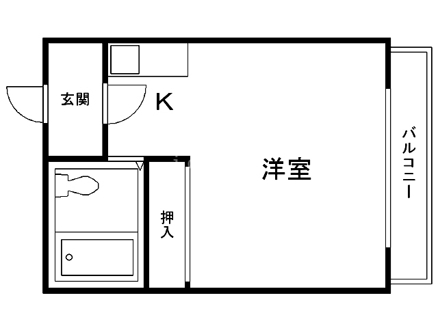 札幌市厚別区厚別中央二条のマンションの間取り