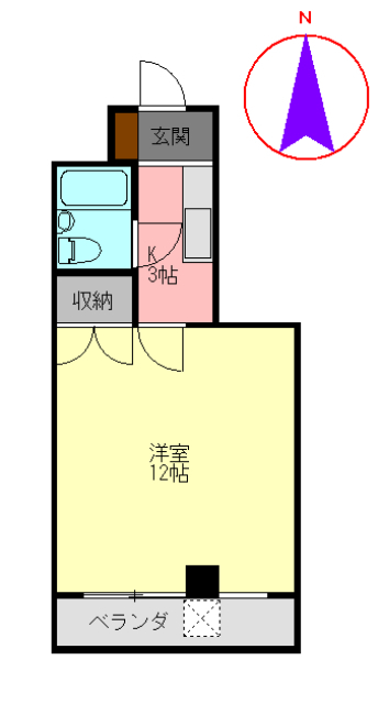 コーポエイトの間取り