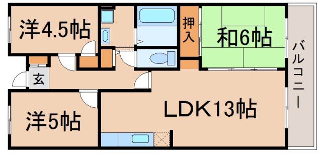 ラフィネ末広の間取り