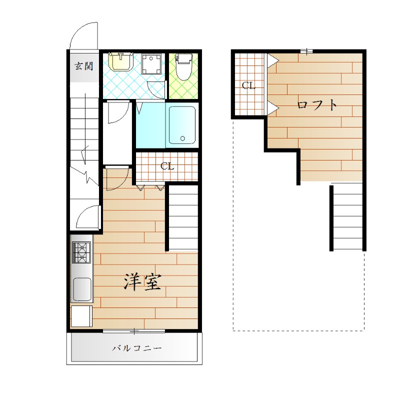 【モンシェール国府の間取り】