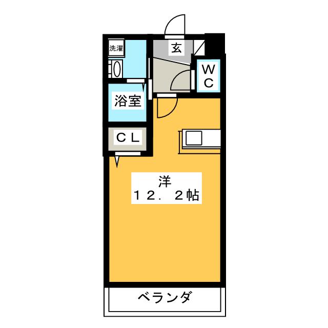 カーサ山之手Ｋ．Ｓの間取り