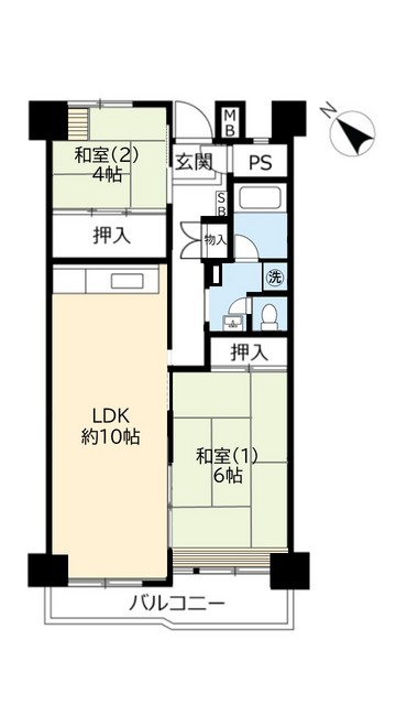 ＵＲ武庫川の間取り