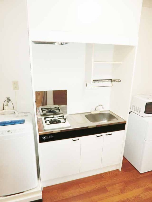 キッチン　１口コンロ付き！※家電付きの場合別途費用