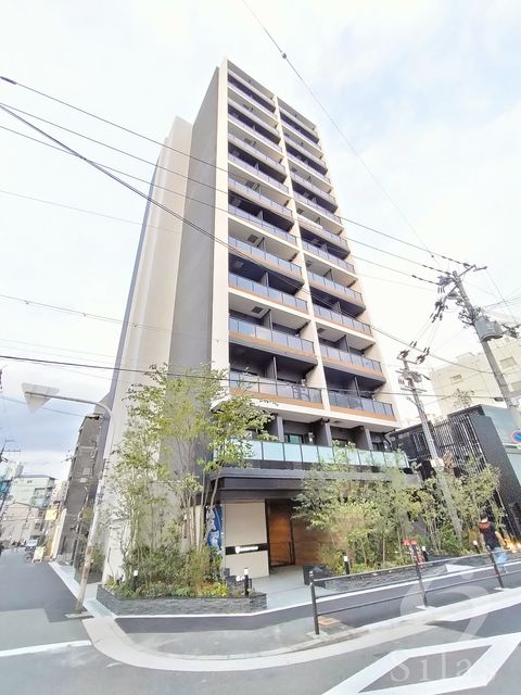 【大阪市淀川区塚本のマンションの建物外観】