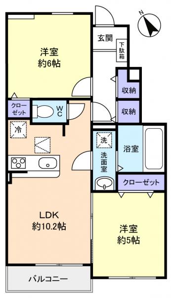 ミルフィーユの間取り