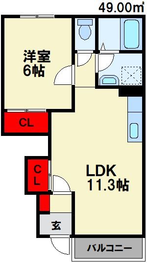 グリーンハイムIVの間取り