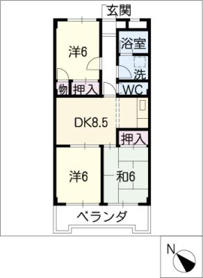 東長根壱番館の間取り