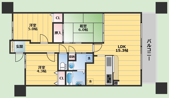 Minoo Hillsの間取り