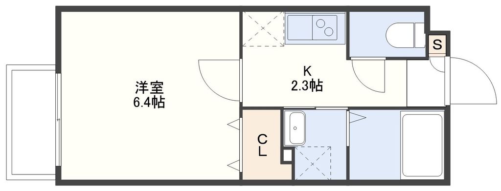 ５２１岡町の間取り