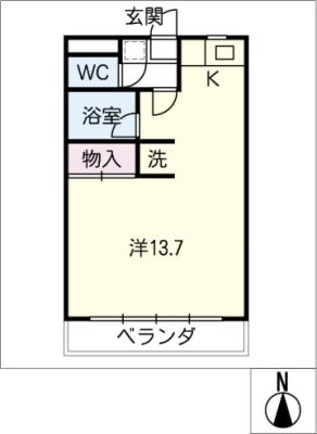 リヴィエラの間取り