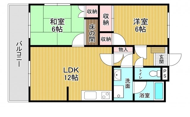 上馬寄スカイハイツの間取り