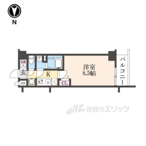 ＳＯＬＣＲＥＳＴＴＡＰＰ伏見の間取り