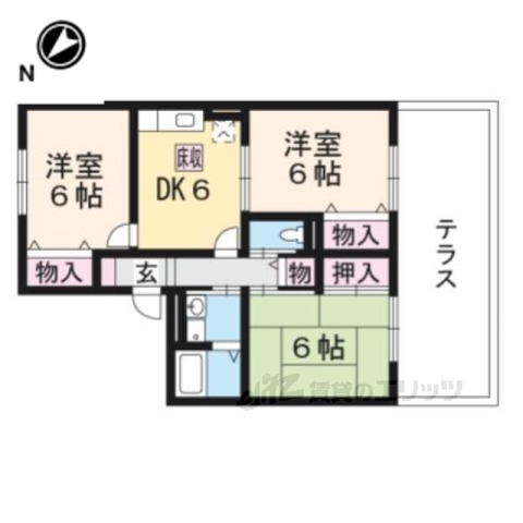 ファミーユリジェの間取り