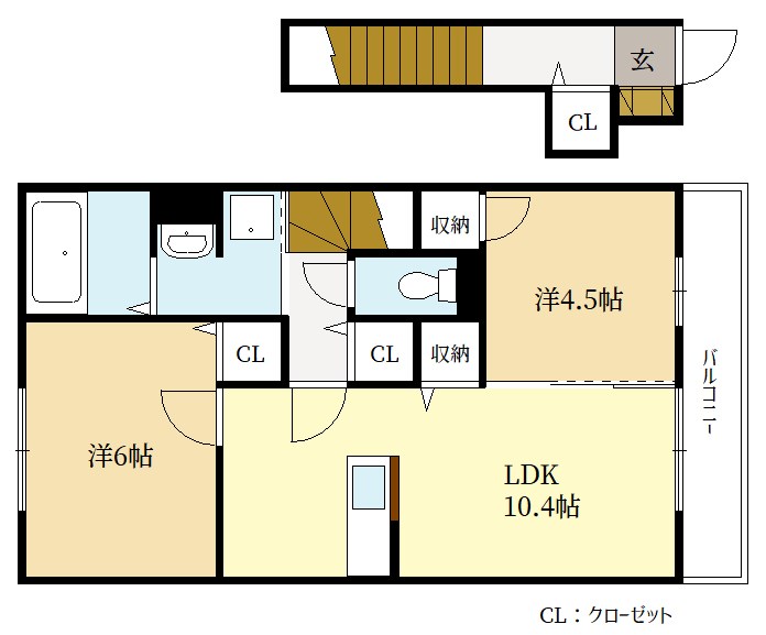 クレリアの間取り