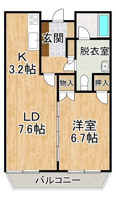 ホワイトパレスの間取り