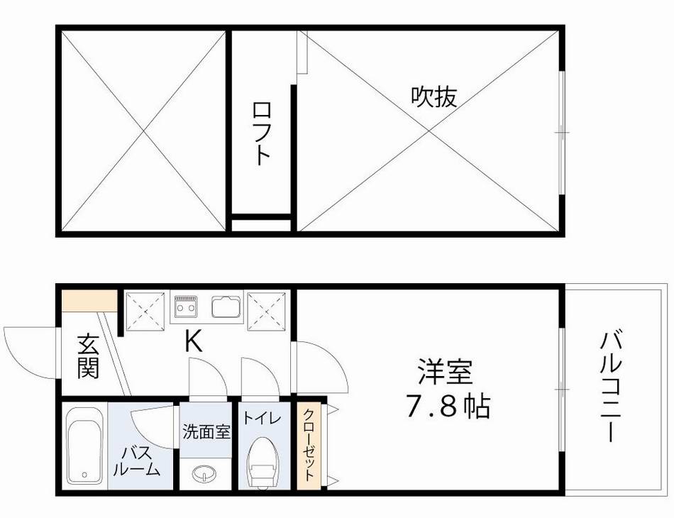 プロスペクト中之島の間取り