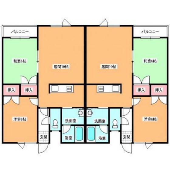 リヴェール桔梗館の間取り