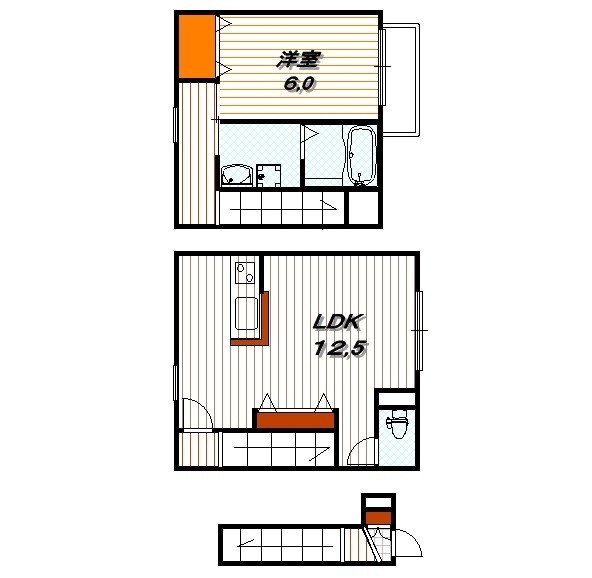 フォレストメゾン花屋町の間取り