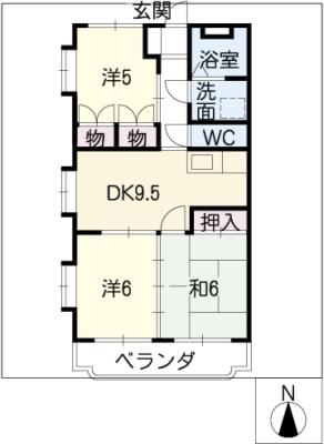 日栄マンションIIの間取り