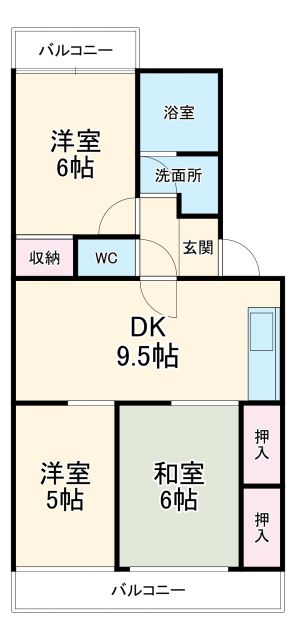 リバーサイドアイの間取り