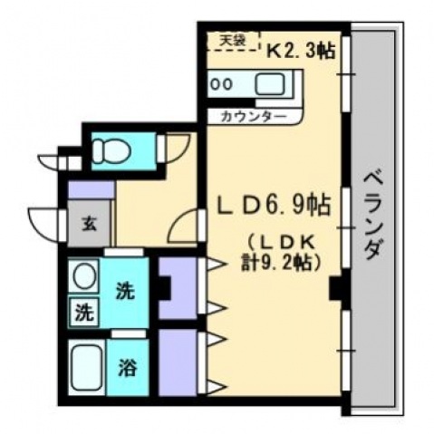 メゾンＳＥＩの間取り