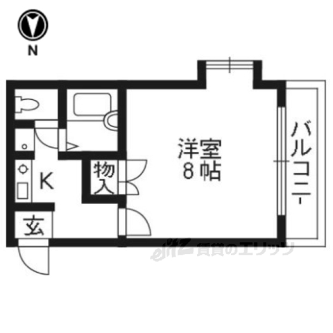 ＴＯＳＴ栄洛館の間取り