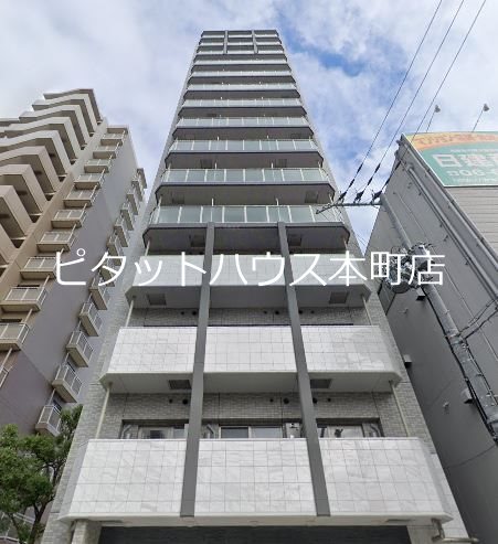 【大阪市城東区森之宮のマンションの建物外観】