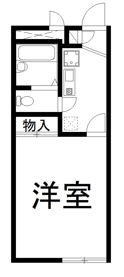 レオパレスセゾン京都駅北の間取り