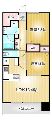 プレサンスグラン丸の内の間取り