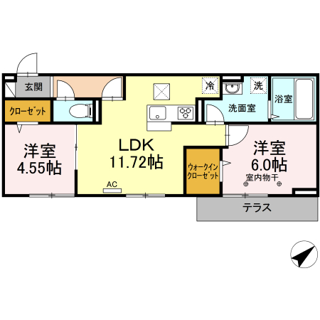 MiwastageIIIの間取り