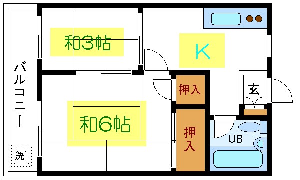 江戸川区平井のマンションの間取り