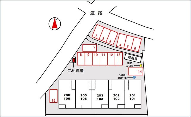 【橋本市高野口町伏原のアパートのその他共有部分】