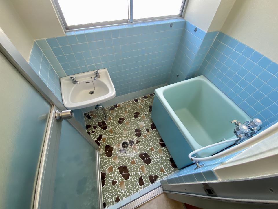 バス・シャワールーム　窓があり換気できます。洗面台付です