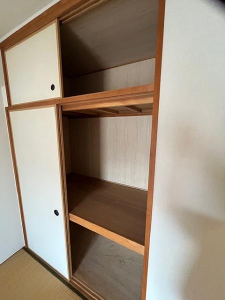 収納　和室の収納が便利です