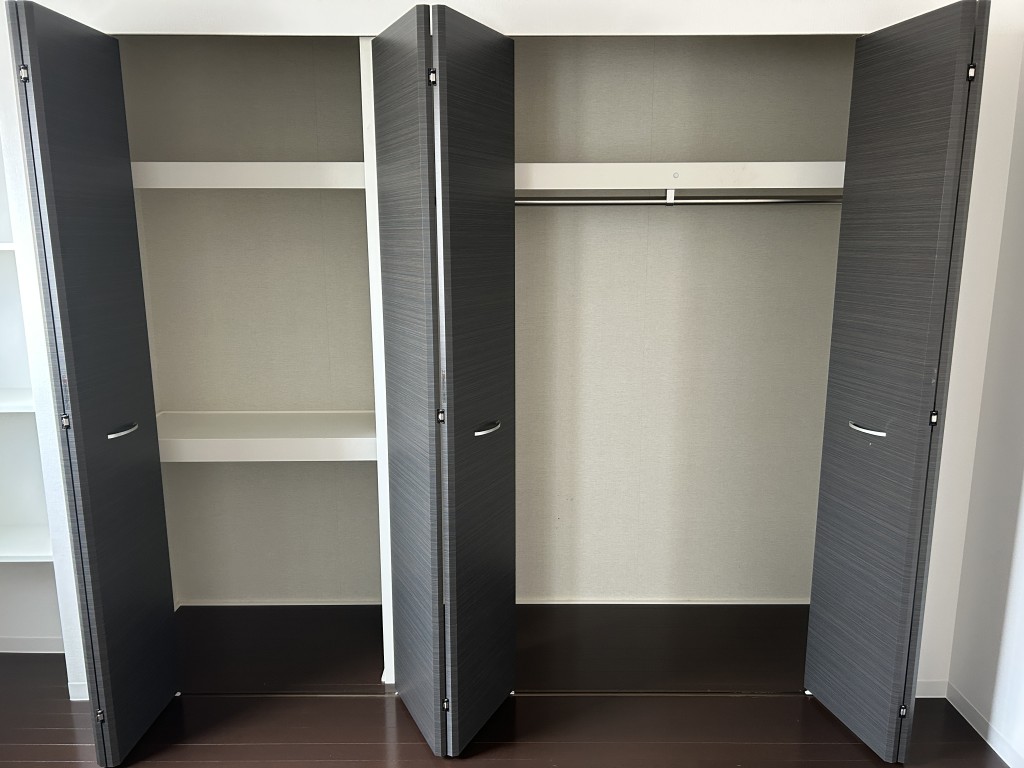 収納　たっぷりとした収納スペースです