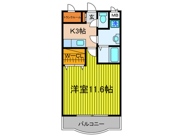 グラ-ツ橘の間取り写真