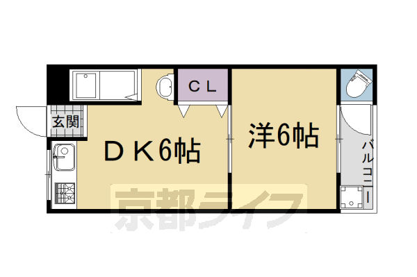 西川マンションの間取り