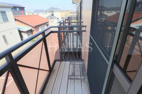 バルコニー　同物件別部屋です