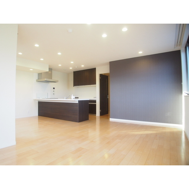 居室・リビング　１８．５帖のひろ～いリビング！ダウンライトも設置済み。