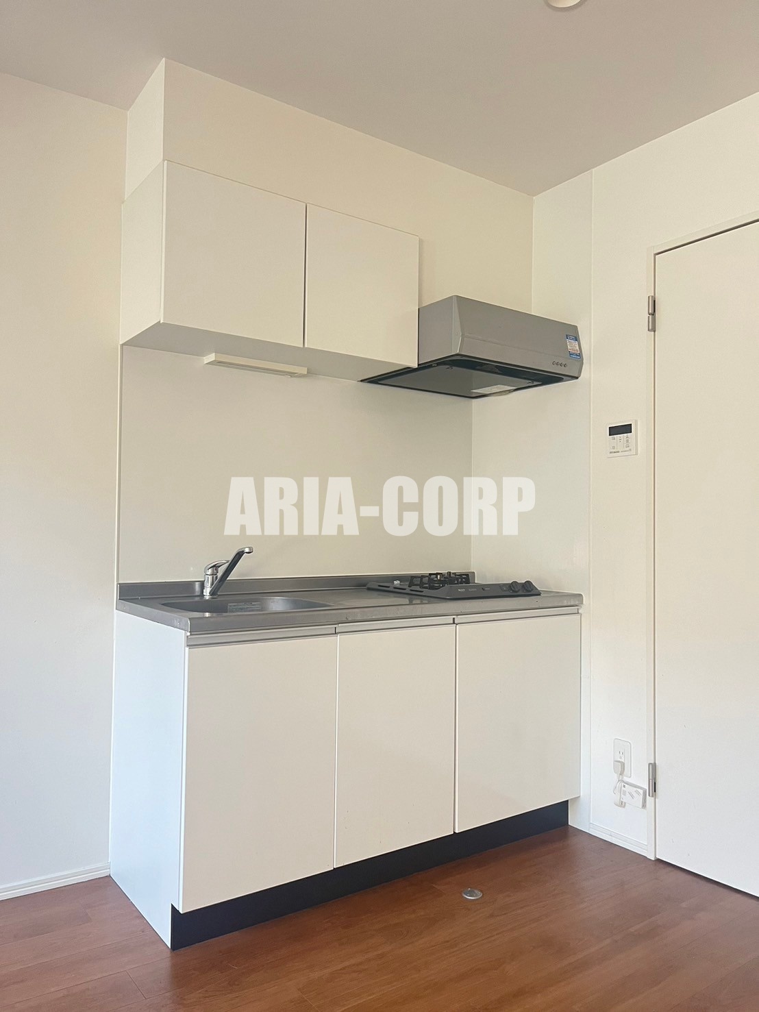 キッチン　2口ガスコンロ。システムキッチン搭載♪