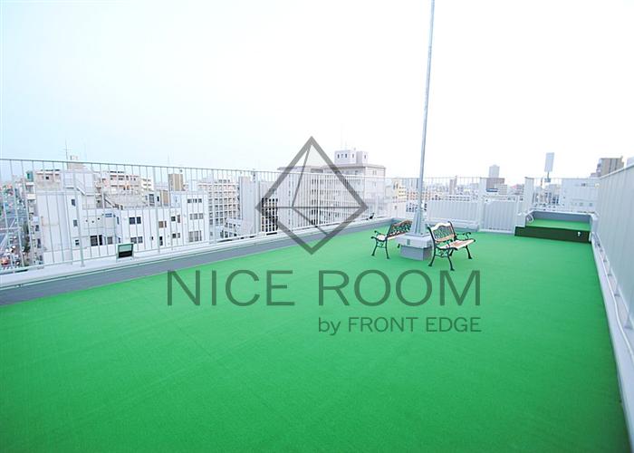 庭　ドュ　シンビオス桜川　屋上ドッグラン