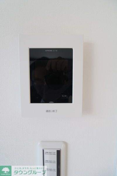 セキュリティ　モニター付きインターホン