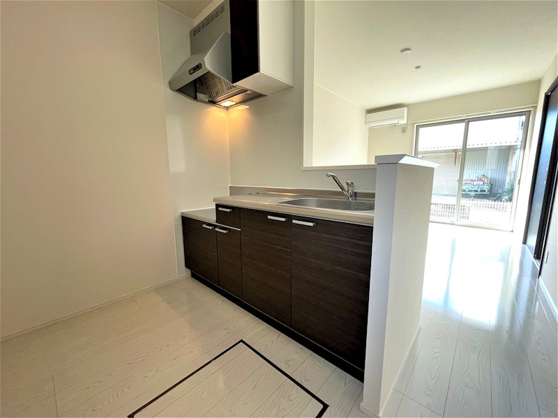 キッチン　おしゃべりしながら料理が出来る対面型キッチン