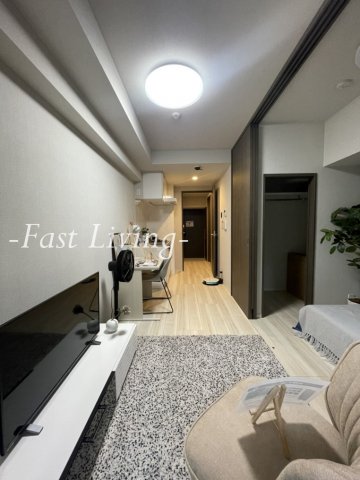 居室・リビング　モデルルーム（実際のお部屋に家具家電はつきません）